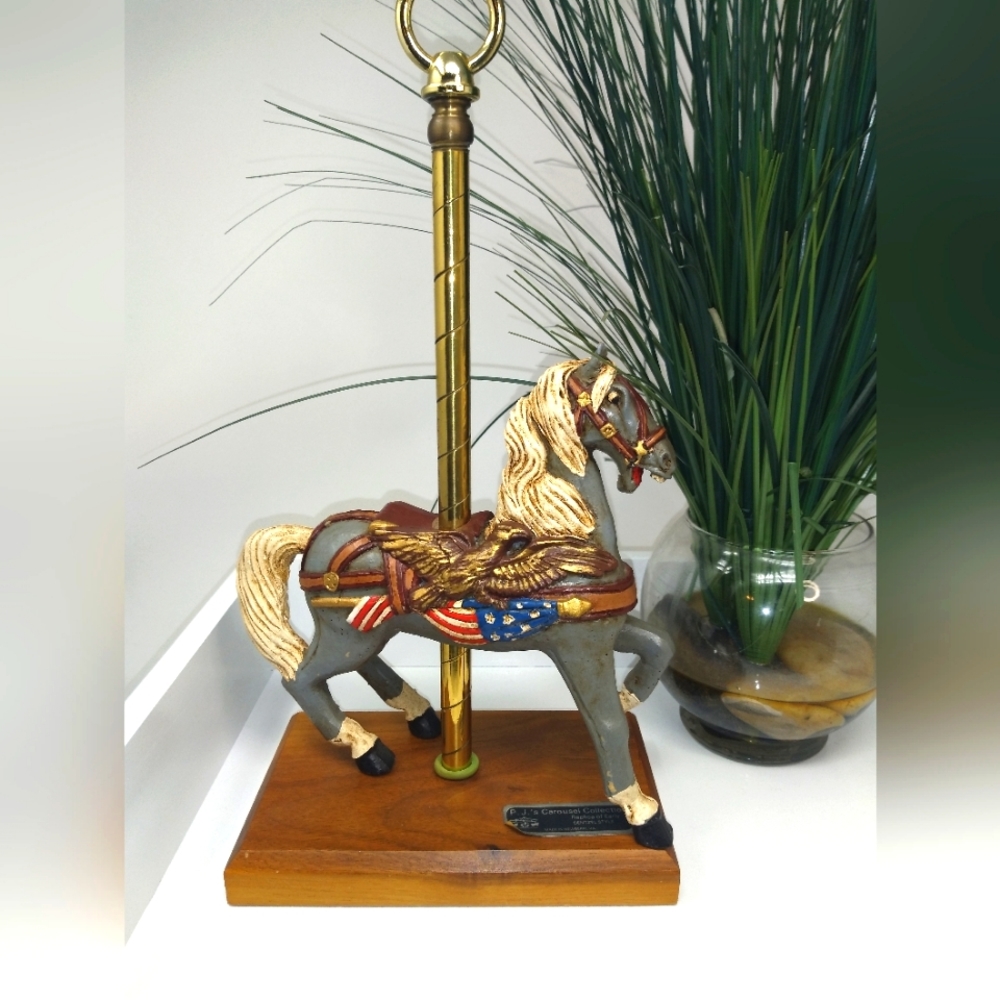 PJ's Carousel Collection Dentzel Style Horse - Picture 3 of 6